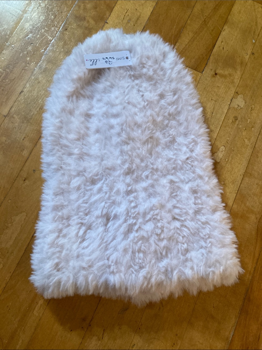 Soft Faux Fur Beanie Tuque - Off White
